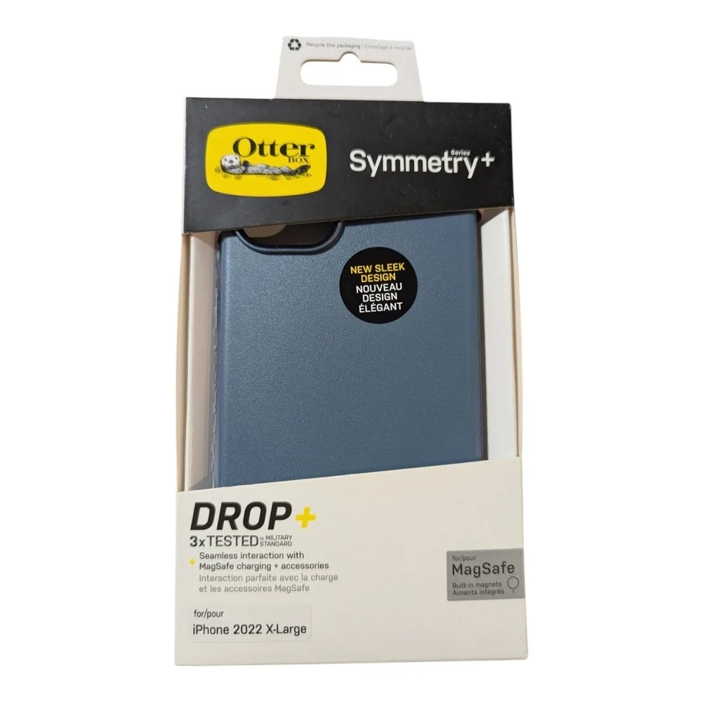 Q3. OtterBox Symmetry+ MagSafe Case‎ Apple iPhone 14 Plus (2022 X-large) Blue